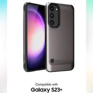 🆕📲Samsung Galaxy S23+ 6.6” Black/Graphite Gray Phone Case, Sealed Box